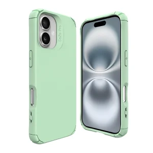 כיסוי שתי שכבות לאייפון 17 ירוק תומך Magsafe עם פינות מחוזקות להגנה וסטייל | Toiko Caza 1