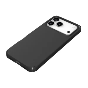 כיסוי שתי שכבות לאייפון 17 פרו מקס שחור תומך Magsafe עם פינות מחוזקות להגנה וסטייל | Toiko Caza 2