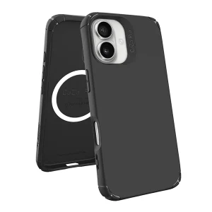 כיסוי שתי שכבות לאייפון 17 שחור תומך Magsafe עם פינות מחוזקות להגנה וסטייל | Toiko Caza 2