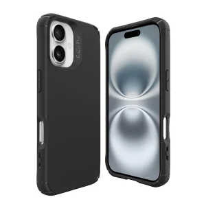 כיסוי שתי שכבות לאייפון 17 שחור תומך Magsafe עם פינות מחוזקות להגנה וסטייל | Toiko Caza
