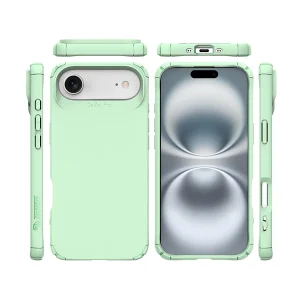 כיסוי שתי שכבות לאייפון אייר ירוק תומך Magsafe עם פינות מחוזקות להגנה וסטייל | Toiko Caza 6