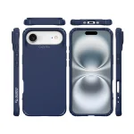 כיסוי שתי שכבות לאייפון אייר כחול תומך Magsafe עם פינות מחוזקות להגנה וסטייל | Toiko Caza 6