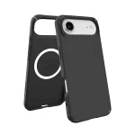 כיסוי שתי שכבות לאייפון אייר שחור תומך Magsafe עם פינות מחוזקות להגנה וסטייל | Toiko Caza 4