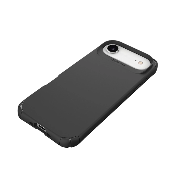 כיסוי שתי שכבות לאייפון אייר שחור תומך Magsafe עם פינות מחוזקות להגנה וסטייל | Toiko Caza 5