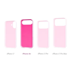 מגן קשיח לאייפון אייר ורוד תומך MagSafe ומבנה בולם זעזועים | Beats iPhone Air Case Pebble Pink