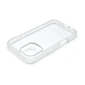 מגן קומבו לאייפון 17 שקוף עם נצנצים להגנה מיטבית | Velox 3