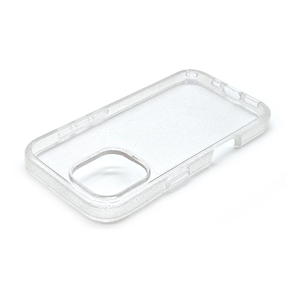 מגן קומבו לאייפון 17 שקוף עם נצנצים להגנה מיטבית | Velox 3