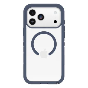 מגן קשיח לאייפון 17 פרו מקס שקוף/כחול OtterBox Defender Pro XT | תומך MagSafe עם עמידות צבאית