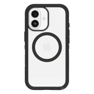 מגן קשיח לאייפון 17 שקוף/שחור OtterBox Defender Pro XT | תומך MagSafe עם עמידות צבאית