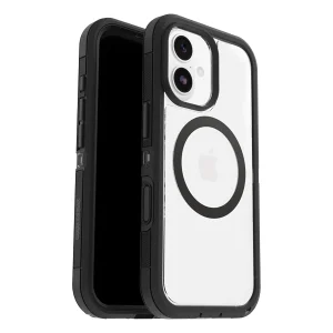 מגן קשיח לאייפון 17 שקוף/שחור OtterBox Defender Pro XT | תומך MagSafe עם עמידות צבאית