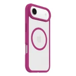 מגן שקוף ורוד לאייפון אייר OtterBox React | תומך MagSafe להגנה חזקה בתקן צבאי