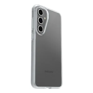 מגן שקוף לגלקסי S25 FE איכותי OtterBox React | תומך בטעינה אלחוטית, להגנה חזקה בתקן צבאי