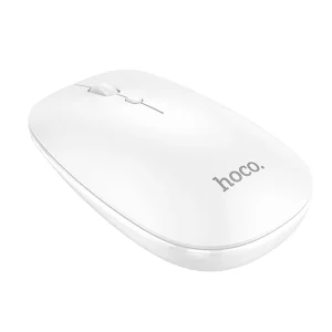 עכבר אלחוטי אוניברסלי לבן עם חיבור כפול | Hoco Art 1