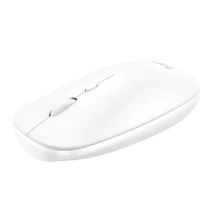 עכבר אלחוטי אוניברסלי לבן עם חיבור כפול | Hoco Art 2