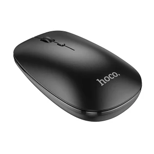 עכבר אלחוטי אוניברסלי שחור עם חיבור כפול | Hoco Art 1