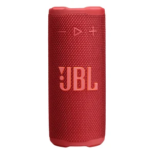 רמקול אלחוטי JBL Grip אדום | רמקול בלוטות׳ קומפקטי עם סאונד עוצמתי ועיצוב מואר