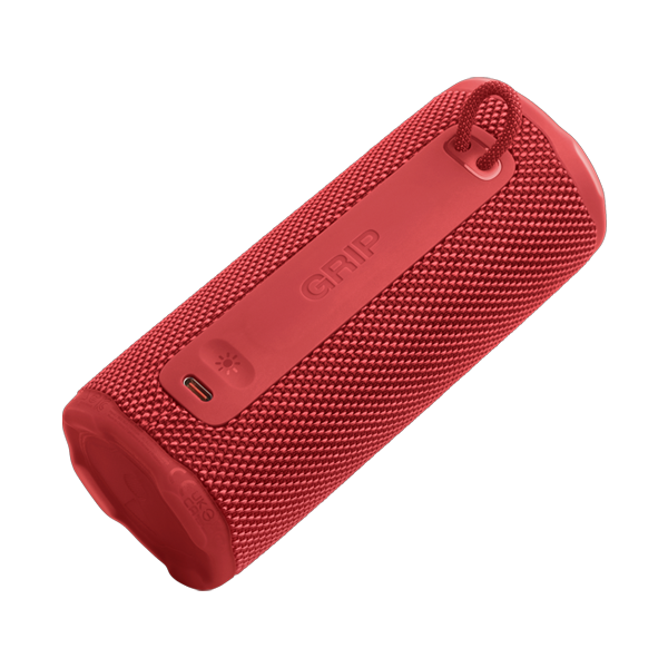 רמקול אלחוטי JBL Grip אדום | רמקול בלוטות׳ קומפקטי עם סאונד עוצמתי ועיצוב מואר