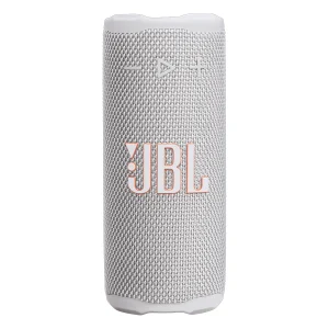 רמקול אלחוטי JBL Grip לבן | רמקול בלוטות׳ קומפקטי עם סאונד עוצמתי ועיצוב מואר