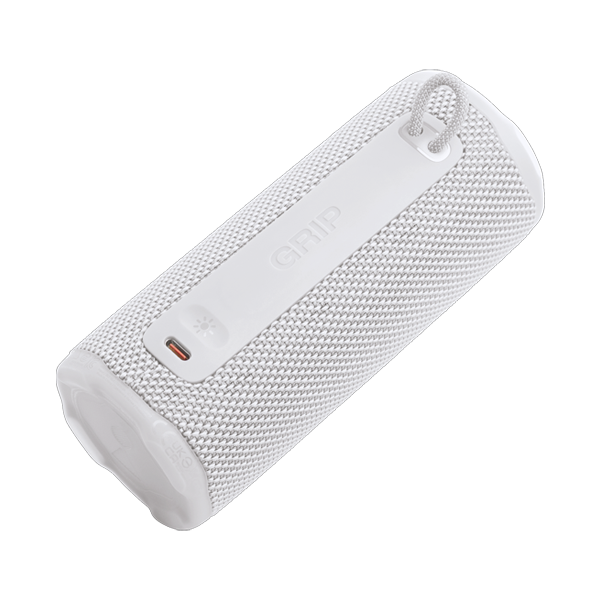 רמקול אלחוטי JBL Grip לבן | רמקול בלוטות׳ קומפקטי עם סאונד עוצמתי ועיצוב מואר