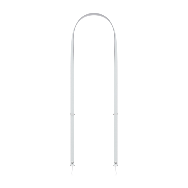 שרוך נשיאה מקורי לאייפון אפור לחיבור עם לולאות לצידי הכיסוי | Apple Crossbody Light Gray