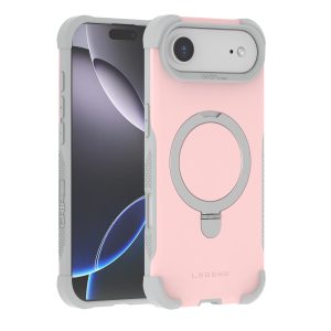 כיסוי סטנד לאייפון אייר ורוד תומך MagSafe מעוצב בגימור יוקרתי | Grip Case Legend
