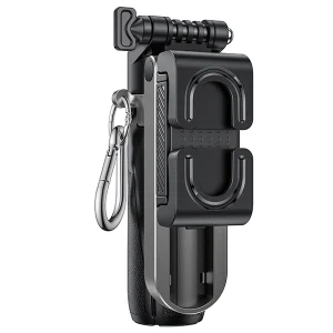 מוט סלפי חצובה מתקפל ונפתח עד 43 ס״מ עם שלט בלוטות', סיבוב 360°, קומפקטי במיוחד | Yesido SF29