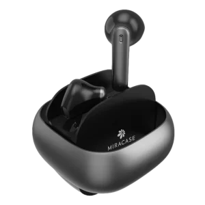 אוזניות אלחוטיות שחורות עם ביטול רעשים | Miracase Mtws200 4