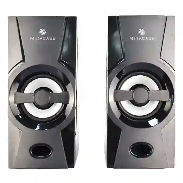 זוג רמקולים למחשב Miracase Mc5100 | קומפטיים עם חוויית שמע עוצמתית