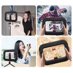 רינג לייט נייד 20W עם 3 מצבי תאורה והברגה 1/4 אינץ׳ לסמארטפון, מצלמות ועוד | YM200