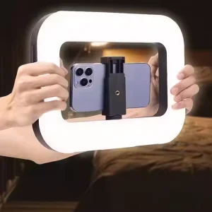 רינג לייט נייד 20W עם 3 מצבי תאורה והברגה 1/4 אינץ׳ לסמארטפון, מצלמות ועוד | YM200