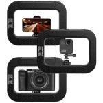 רינג לייט נייד 20W עם 3 מצבי תאורה והברגה 1/4 אינץ׳ לסמארטפון, מצלמות ועוד | YM200