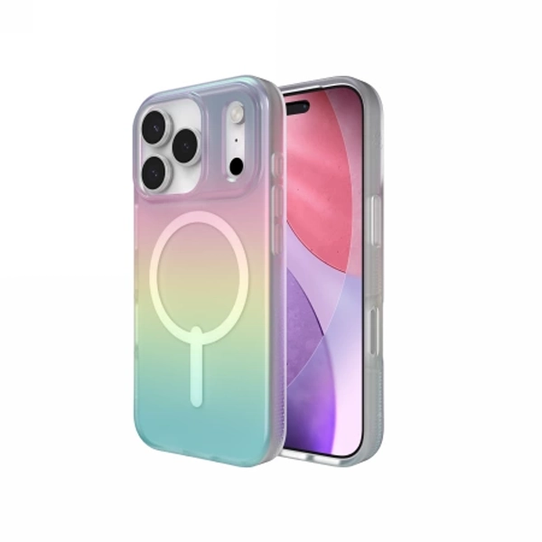 כיסוי לאייפון 17 פרו בצבע Iridescent תומך Magsafe איכותי | Zagg Milan Snap