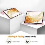 כיסוי פוליו לגלקסי טאב +s9 Fe ורוד 2