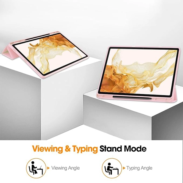 כיסוי פוליו לגלקסי טאב +s9 Fe ורוד 2