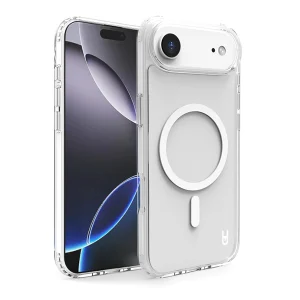 מגן לאייפון אייר שקוף תומך MagSafe בעיצוב יוקרתי | Grip Case Crystal