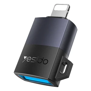 מתאם Lightning ל-USB-A קומפקטי במהירות 480Mbps להעברת נתונים יעילה | Yesido GS32