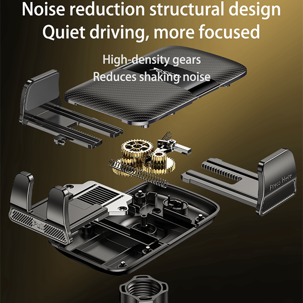 מתקן טלפון מסתובב לרכב עם מקום לכוסות, בקבוקי טרמוס ומגש מתקפל לנוחות מקסימלית | Yesido C274