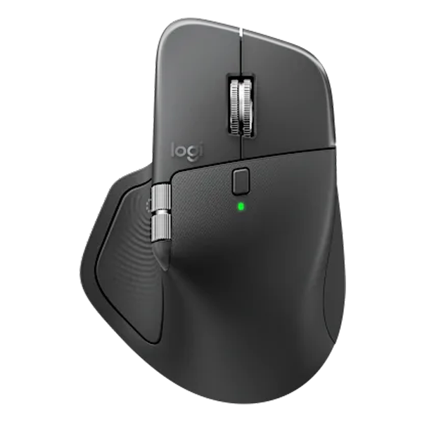 עכבר Logitech Mx Master 4 שחור אלחוטי מקצועי למחשב | עם גלגלת מגנטית מהירה ושליטה חכמה ומדויקת