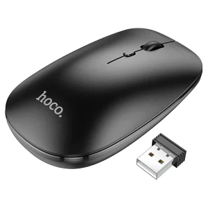 עכבר אלחוטי Hoco GM15 Art שחור חיבור Bluetooth 2.4G עם עד 1600DPI