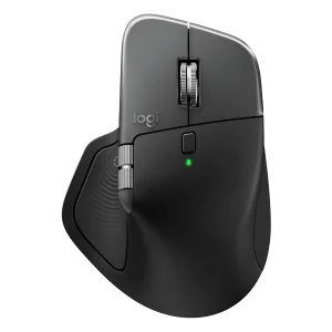 עכבר אלחוטי Logitech MX Master 4 for Mac שחור | פידבק הפטי, קיצורי דרך מתקדמים וגלילה אולטרה-מהירה