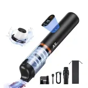 שואב אבק נייד לרכב בעל עוצמת יניקה 16000pa עם צג Led ומיכל גדול | Baseus A5