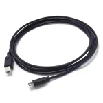 כבל מדפסת Usb C ל Usb B באורך 1.3 מטר שחור | מתאים למדפסות, קונטרולרים, פקסים ועוד 1