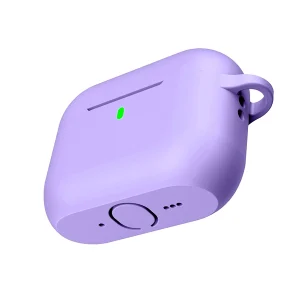 כיסוי סיליקון לאיירפודס פרו 3 סגול איכותי, נעים למגע ושומר על האוזניות שלך | Qe