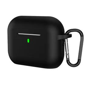 כיסוי סיליקון לאיירפודס פרו 3 שחור איכותי, נעים למגע ושומר על האוזניות שלך | Qe