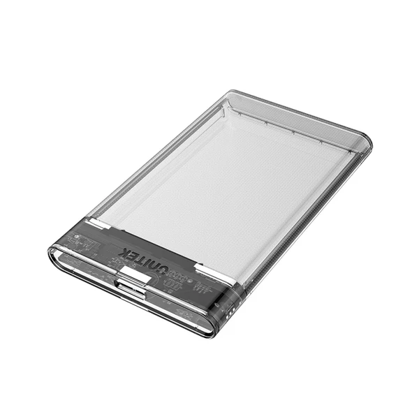 מארז דיסק קשיח שקוף 2.5 אינץ' עם חיבור USB 3.0 להעברת נתונים מהירה | Unitek S1103A DiskGuard Limpid R