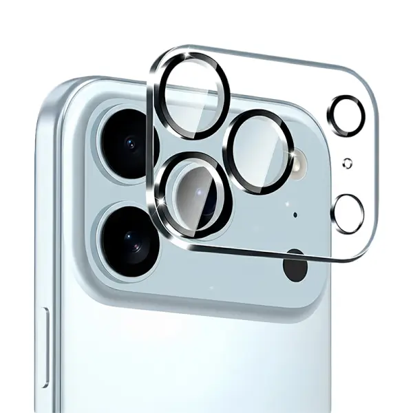 מגן מצלמה מלא לאייפון 17 פרו להגנה מקסימלית על עדשות המצלמה | Essentials Safesnap