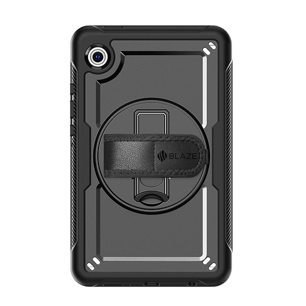 מגן קשיח לגלקסי טאב A9 8.7" שחור עם רצועת נשיאה וסטנד מובנה להגנה אולטימטיבית ונוחות | Blaze ShockProof