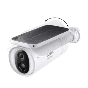 מצלמת אבטחה חיצונית סולארית כולל זכרון מובנה 2k בעל מנגנון זז לפי תנועת השמש | Baseus Security S1 2k