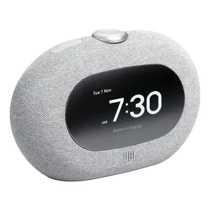 רמקול אלחוטי JBL Horizon 3 אפור | שעון מעורר, תאורת זריחה וסאונד עוצמתי