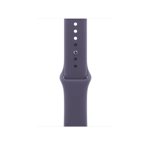 רצועת אפל מקורית לשעון 46 מ״מ סגולה בגודל S:m דגם ספורט סיליקון | Apple 46mm Purple Fog Sport Band